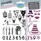 Stampo Clear Clearstamp Set - Adult Birthday