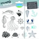Stampo Clear Clearstamp Set - Poisson