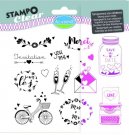 Stampo Clear Clearstamp Set - Mariage