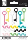 CN Crafts Enamel Stickers - Shapes (42 stickers)