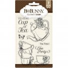 BoBunny 4"x6" Clear Stamps - Tea Party