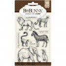 BoBunny 4"x6" Clear Stamps - Jungle Life