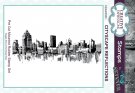 Creative Expressions A6 Rubber Stamp - Cityscape Reflections