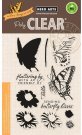 Hero Arts Clearly Clear Stamps - Color Layering Swallowtail (12 stamps)