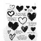 Tim Holtz Stampers Anonymous Cling Stamps - Love Notes