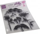 Marianne Design Clear Stamps - Colorful Silhouette Floral Beauty