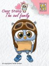 Nellies Choice Clear Stamps - The Owl Family Pilot