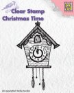 Nellies Choice Clearstamp - Christmas Time Clock