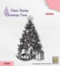 Nellies Choice Clear Stamps - Christmas Time Christmas Tree