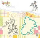 Nellies Choice DADA Die & Clear Stamp - Marriage Love on a Bike
