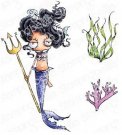 Stamping Bella Cling Stamps - Oddball Mermaid Set