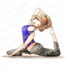 Stamping Bella Cling Stamps - Yoga Mochi Girl