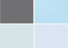 Lecrea A4 Flower Foam Pack - Dark grey, Light blue, Light grey, Pastel blue (8 sheets)