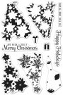 Hero Arts Color Layering 4"x6" Clear Stamp Set - Poinsettia Christmas Tree