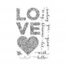 Hero Arts 4"x6" Clear Stamps - Floral Love