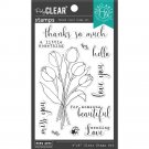 Hero Arts 4"x6" Clear Stamps - Tulip Bouquet