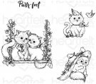 Heartfelt Creations - Purr-Fect Playdate Pre-Cut Cling Mounted Stamp Set (4 stamps)