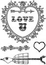 Marion Smith Designs - Love U Clear Stamp Set