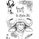Pink Ink Designs A5 Clear Stamp Set - Buffalo Jill
