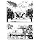 Ciao Bella Stamping Art 4"x6" Clear Stamp Set - The First Fall Of Snow