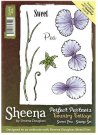 Sheena Douglass Perfect Partners Country Cottage A6 Unmounted Rubber Stamp - Sweet Pea