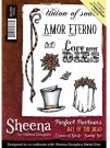 Sheena Douglass Perfect Partners Day of the Dead A6 Unmounted Rubber Stamp - Union of Soul