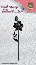Nellies Choice Clearstamp - Silhouette Flower 11