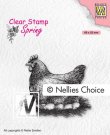 Nellies Choice Clearstamps - Mother Hen