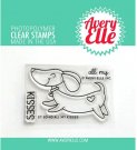 Avery Elle 2"x3" Clear Stamp Set - All My Kisses