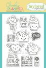 Taylored Expressions Clear Stamp Set - Clearly Planned Lovestruck