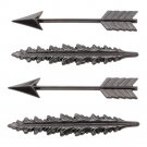 Tim Holtz Idea-Ology Metal Adornments - Quill & Arrow (4 pack)
