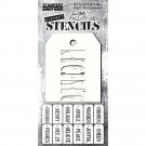 Tim Holtz Elements Stencils - Christmas (12 pack)