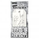 Tim Holtz Element Stencils - Festive Art (12 pack)