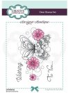 Creative Expressions Designer Boutique A6 Clear Stamps - Butterfly Blooms