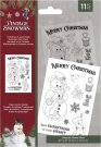 Crafters Companion Clear Stamps - Vintage Snowman Christmas in your Heart