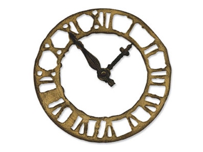 Sizzix Bigz Die - Weathered Clock by Tim Holtz