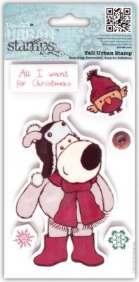 Docrafts Tall Urban Stamp - Tall Urban Stamp Duo - Boofle Christmas (Boofle & Robin)