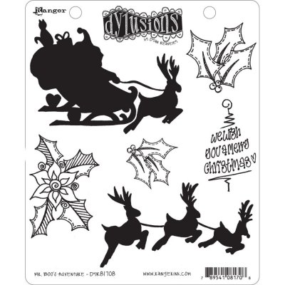 Dyan Reaveleys Dylusions Cling Stamp Collection - Mr. Boo's Adventure